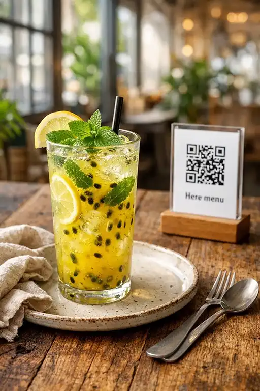 Fresh Passion Fruit Lemonade